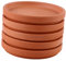 VANZACK 5pièces Soucoupes Céramique pour Pots De Fleurs Plateau Drainage Durable Et Léger pour Plantes Intérieur Et Extérieur