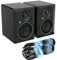Mackie CR4.5BT Aktive 2-Wege Studio-Monitore Bluetooth Lautsprecher mit 2X keepdrum Klinkenkabel