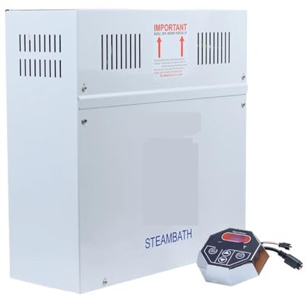 YXZKJZJ Generador de Vapor de 9 kW for Ducha, 220 V/380 V, Sauna, baño, SPA, Ducha de Vapor con Controlador Digital Calentamiento rápido de Alta eficiencia(380v)