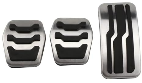Auto Pedal Abdeckung Für Ford Für Kuga Für Escape 2013-2019 Gas Bremspedalabdeckung Gaspedal-Pad-Schutz(3Pcs MT)