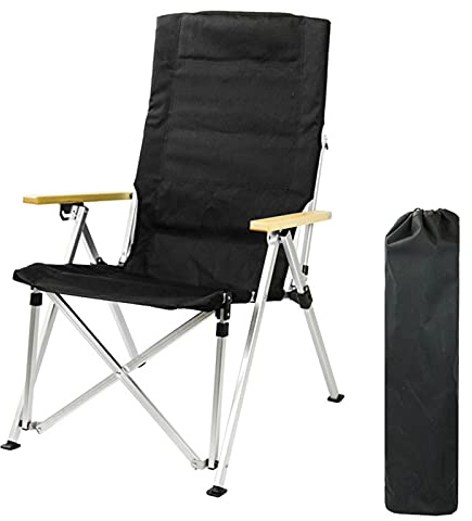Klappbarer Liegestuhl, verstellbare Rückenlehne, Gartensessel für Strand, Terrasse, Camping, maximale Belastung 150 kg, inklusive Transporttasche