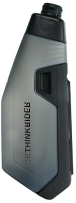 ThinkRider Fahrrad Trinkflasche，Leichte aerodynamische Fahrradflasche，geeignet für Rennräder & Mountainbike, 620ml (Grau)