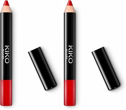 KIKO Milano Smart Fusion Creamy Lip Crayon 07 | Konturenstift Für Unterwegs (Packung mit 2)