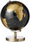 Lesser & Pavey Goldener rotierender Weltkugel, 19 cm, Metall, goldfarben/schwarz