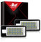 WinPower LED Luce Targa del numero di licenza 6000K Xeno bianca Nessun errore Lampada 18 SMD Luci Compatibile con Audi A3 S3 A4 S4 B6 B7 RS4 RS6 A8 S8 Q7 ecc., 2 pezzi (Vecchia versione)