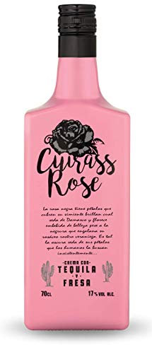 Cuirass Rose - Crema de Tequila con Fresa, 3 x 700 ml