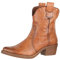 Elara Damen Stiefeletten Cowboy Boots Chunkyrayan 301-A31P Camel-36