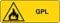 ADESIVO PERICOLO GPL 125x330 mm