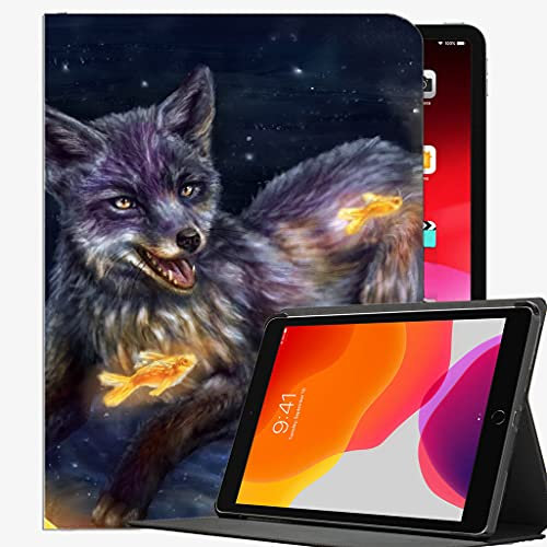 Estuche para iPad Mini 5 2019 / iPad Mini 4 7.9 Pulgadas Funda de Caja, Fox Fish Illusion Case Slim Shell Funda para iPad Mini 7.9 Pulgadas