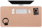 Goodsdeco Schreibtischunterlage, Schreibtischunterlage aus PU-Leder, großes Mauspad, Schreibunterlage für Büro, Zuhause, wasserdicht, rutschfest, Schreibunterlage (101,6 x 50,8 cm, Rosa)