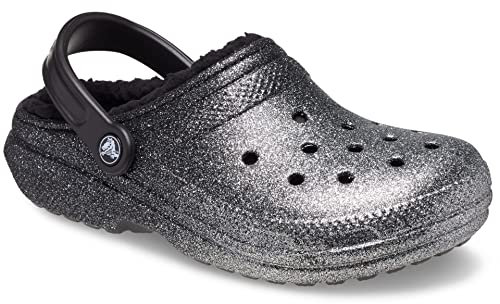 Crocs Classic Mixte Sabot, Noir Argent, 39/40 EU