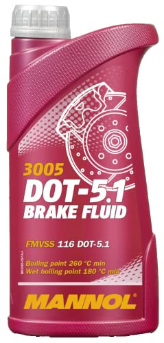 Mannol DOT-5.1 Brake Fluid Fully Synthetic, 0.5 Litre