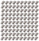 100 Stück Kabelmanagement-Clips, Edelstahl-Kabel-Organizer, Kabelclips, Kabelhalter für Kabelmanagement und Kabelorganisation