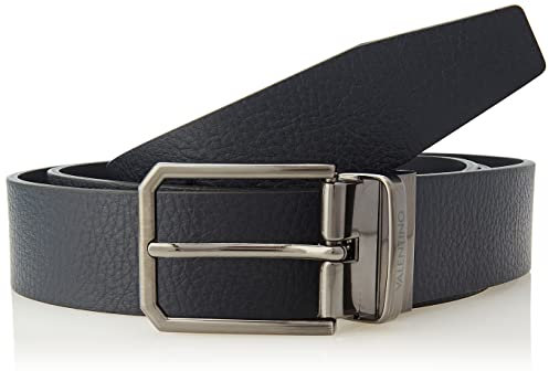 Valentino Herren Massiv Belt, Blau, One Size