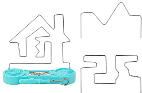 F Fityle Electric Bump Maze Game, Kinder Kollision Elektroschock Spielzeug, Elektrisches Bump Labyrinth Spiel, Kinder Eltern-Kind Interaktives Spiel Roman Puzzle Labyrinth Spiel für Geschenk, GRÜN