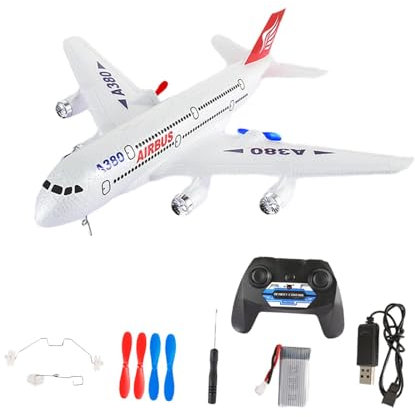 Harilla Avion de Chasse télécommandé, Avion RC 2,5 CH, Avion à voilure Fixe, Planeur télécommandé pour Adultes et Enfants, Cadeaux d'anniversaire