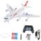 Harilla Avion de Chasse télécommandé, Avion RC 2,5 CH, Avion à voilure Fixe, Planeur télécommandé pour Adultes et Enfants, Cadeaux d'anniversaire