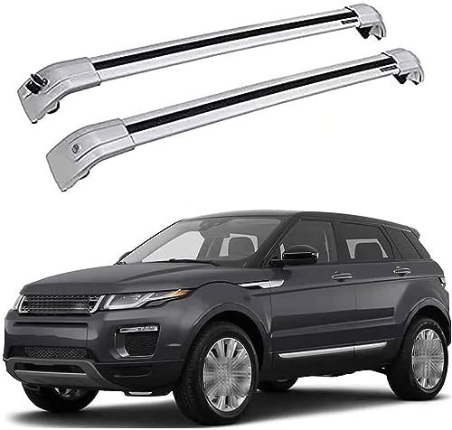Dachträger aus Aluminium Dachträger-Querstangen für La-nd Rover Range Rover Evoque 2011-2022 2 Stücke,B
