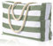 Hillylolly Strandtasche xxl Familie, Strandtasche mit Reißverschluss, groß Strandtasche Damen, Reisetasche, Faltbare Shopper Badetasche, Schultertaschen, Mesh Beach Bag für Strand Reise-51*16*36cm