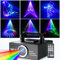 DJ Lights for Party, 3D Animation Projector for Light Show, Beam Effect, DMX512, RGB, Stage Light, Perfect for Disco, Karaoke, Halloween, Christmas