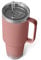 YETI Rambler Strohbecher, Edelstahl, vakuumisolierter Becher mit Stronghold-Deckel, Sandsteinrosa, 1242 ml