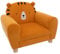 ATMOSPHERA CREATEUR D'INTERIEUR Kindersessel, Tiger, Sessel, Stuhl, Dschungel/Tier-inspiriert, Orange, Polyester, Polyurethanschaum (PU), Sperrholzplatte, Entspannen