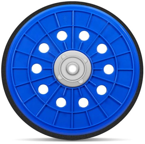 Xiciki Disque Poncage 225 mm, 10 Trous Disque de Polissage pour DWS225BT/DC/R et Scheppach DS 200/210/900/920/930, Rechange Plaque Disque Plateau de Poncage M14 pour Disque Ponceuse Girafe 225.