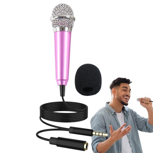 Petit microphone ASMR, microphone ASMR portable, microphone d'enregistrement ASMR, microphone vocal ASMR, microphone vocal portable, microphone ASMR pour vidéo, microphone ASMR pour vidéo, microphone
