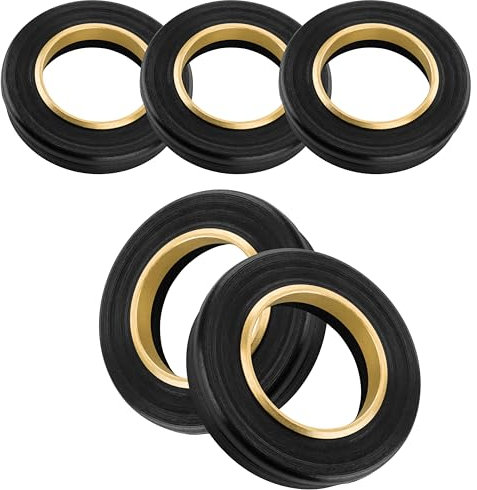 Poppstar 5x Ersatzdichtung ID 21,5mm, für Schnellkupplungen 1/2, 3/4,1, 1 1/4 mit Nachstellring ID 19,5 mm, aus Messing