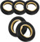 Poppstar 5x Ersatzdichtung ID 21,5mm, für Schnellkupplungen 1/2, 3/4,1, 1 1/4 mit Nachstellring ID 19,5 mm, aus Messing, kompatibel mit Geka System