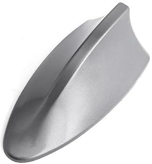 LVIPP Antenne Shark Fin pour Voiture, pour BMW 1 Series F40 5-Door Hatchback 2019-2023 - Amplificateur Signal GPS/Radio AM-FM, Étanche ABS, E Silver