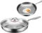 Genérico Titanium Hammered Pan Pro, sartén de titanio con tapa, sartén nutricional de titanio no resistente a los rasguños para cocinar, 26 cm/28 cm/30 cm
