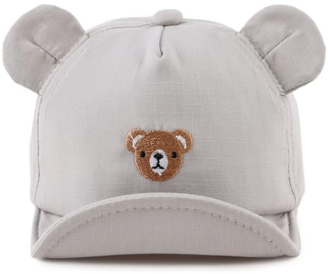MniJiza Baby Bär Mütze Kinder Mädchen Jungen Sonnenhut Frühling Sommer Sonnenmütze