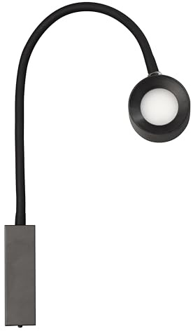 easy! BY FHL | Kabellose LED Wandlampe mit Akku & Magnet | Außenlampe Sandschwarz mit Sensordimmer | 3-Stufen dimmbar & Farbtemperatur einstellbar | Wasserdicht für Garten, Terrasse, Eingang (830063)