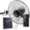 Ventilador Portátil De Carga Solar, Ventilador De Pared con 3 Velocidades, con Mando A Distancia Temporizador Y 3 Velocidades Potente con 5 Aspas Y Hélice