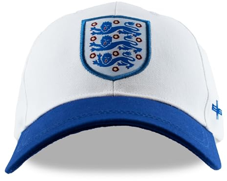 Hy-Pro Offiziell lizenziert England Baseballkappe & Cap – Hochwertige Sporthüte mit verstellbarem Riemen – Stylische Fußball-Cap für Herren und Damen, 58 cm