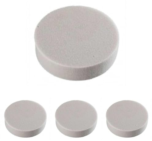 Bosch Accessories Bosch Professional Polierschwamm für Exzenterschleifer (Ø 130 mm), Grau (Packung mit 4)