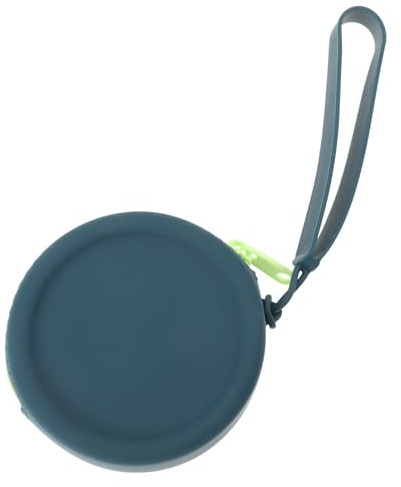 Mipcase Wechseltasche Minimalistisches und Schlankes Design Runde Silikon mit Reißverschluss Münzbeutel Leichter und Handlicher für Alltag und Reise für Damen und Herren