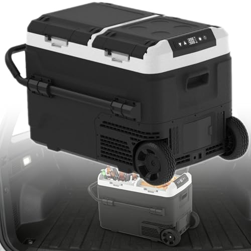 ExoticaBlend Glacière, Glaciere Électrique -20℃ à 20℃, APP&Bouton Contrôle, 12/24V DC et 100-240V AC Frigo Camion pour Voiture, Camion, Bateau, Camping-Car Et Prise De Courant 50L