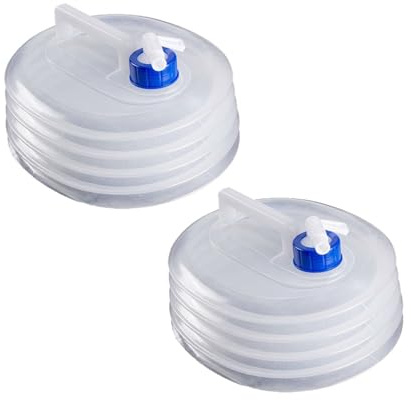 ZZHYTANG Récipient d'eau Pliable 3L-15L, Bidon d'eau en PE Alimentaire avec Robinet, Réservoir d'eau Portable for Camping, Voiture, Extérieur, Urgence, Randonnée(3 l)