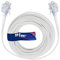 1STec 3M ADSL2+ Super High Speed Cat5e RJ11 Broadband Hub Internet Extension Cable for BT Infinity Sky Q Talktalk Plusnet EE Vodafone Post Office Router on Fibre or Standard Services 3 Metre White