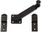 KOTARBAU® Loquet à Levier pour volet 140 mm Verrou de volet Double Porte Revêtement en Poudre Noir