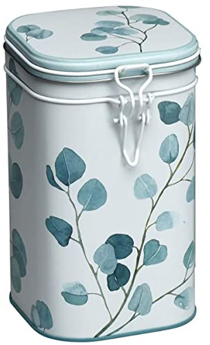 Eigenart Teedose Bäume 250g | Ginko Grün oder Eukalyptusblau, Für Tee und trockene Waren, Nicht spülmaschinenfest