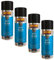 Hycote XUK027 Matt Black Fast Drying Spray Paint 400ml X 4