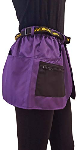 DINGO Dog Training Belt for Sports, Agility, Fetch, Obedience, Heel Command Lessons, Nosework, Behaviour Teaching, Trainer Belt Many Pockets Violet Vibes XL 16465-2