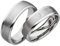 JC Trauringe 2 x Eheringe 925 Silber PAARPREIS inkl. Diamant und Gravur Ehe-ringe Verlobungs-ringe Brillant Partnerringe Wedding Rings Heiraten Platin Gold Weißgold S035