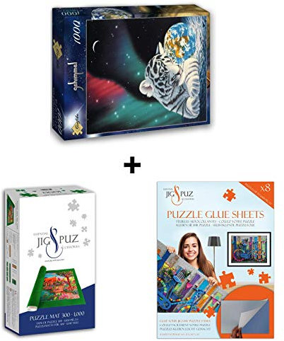 Grafika Puzzle 1000 Teile – Schim Schimmel – Earth Light + Kleber + Matte