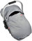 RED CASTLE, Chancelière bébé pour siège auto, Compatible groupe 0, Modulable selon les saisons, Coupe vent, Respirant, Imperméable, Hight Protect, Gris Chiné Dots, 0-12 mois