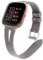 AISPORTS Kompatibel mit Fitbit Versa 2 Armband Leder für Damen, Hohles Atmungsaktives Sport Klassischer Metall Schnallenverschluss Armband Ersatzarmband für Fitbit Versa 2/Versa/Versa Lite Smart Watch