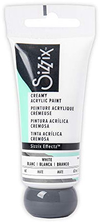 Effectz, vernice acrilica opaca, colore bianco, 60 ml